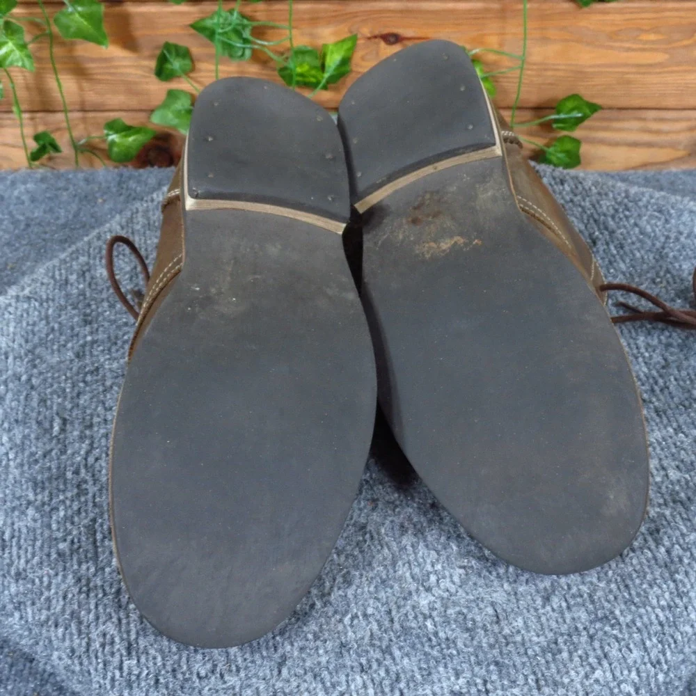 Original Penguin Willie Mens Oxford Shoes Size 8 Dress Work Brown Leather